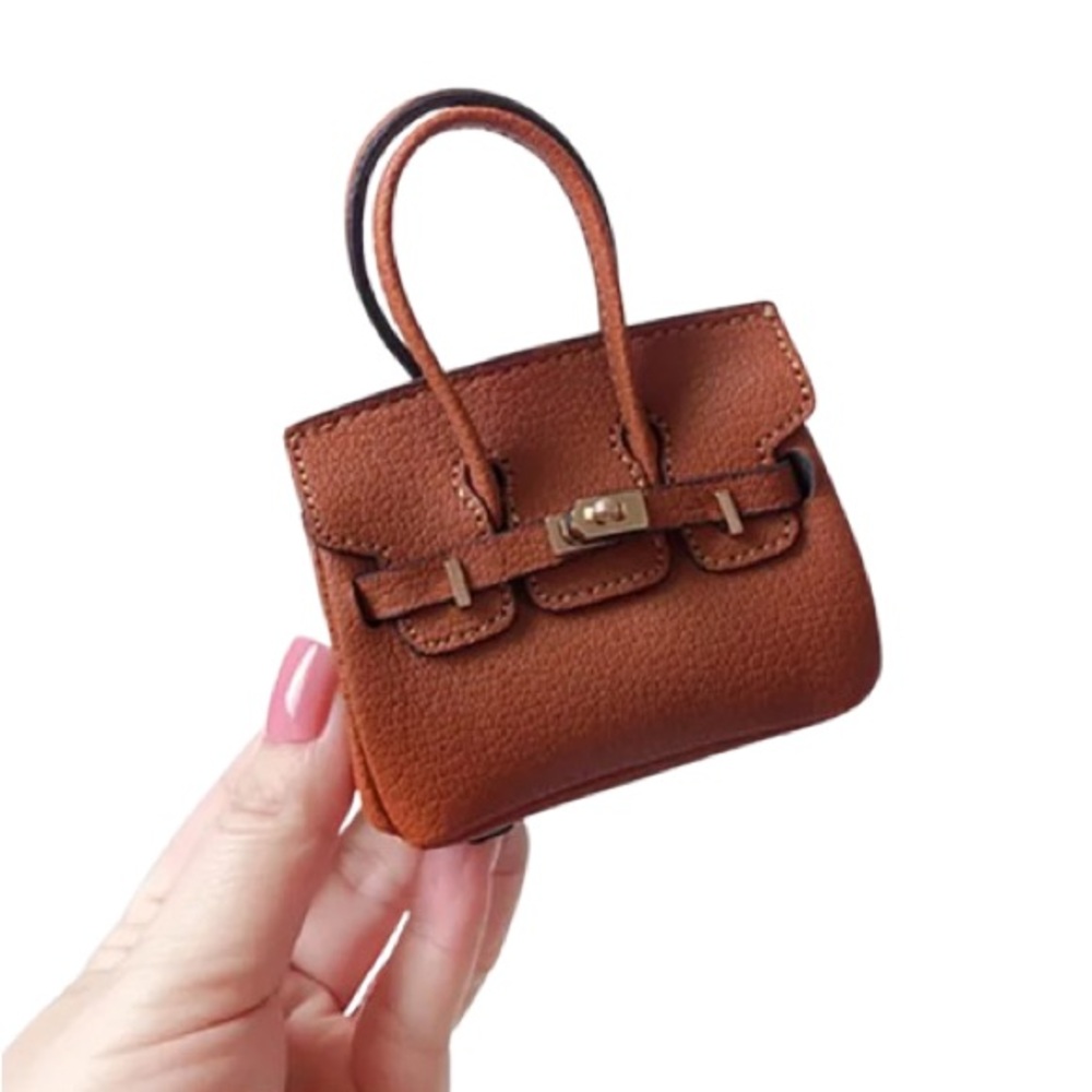 Baby Birkin Inspired Bag Charm - Picture 2 of 5